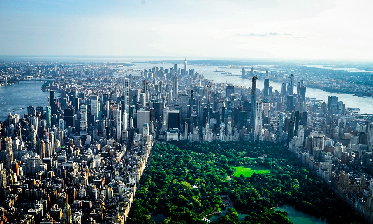 3 jours à New York : vue aérienne de Central Park
