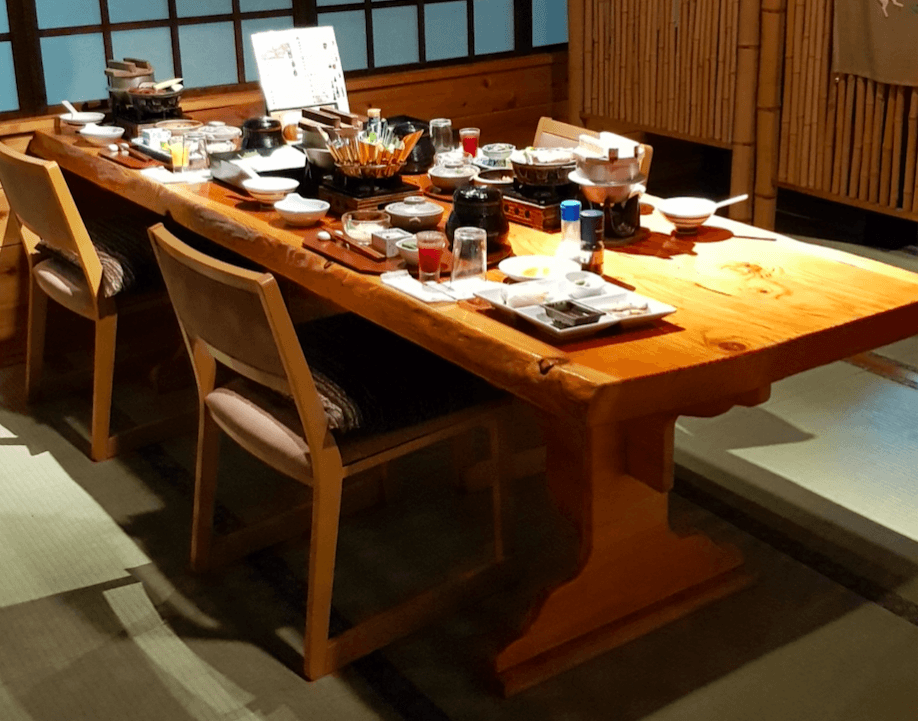 Nuit en Ryokan : Repas traditionnel