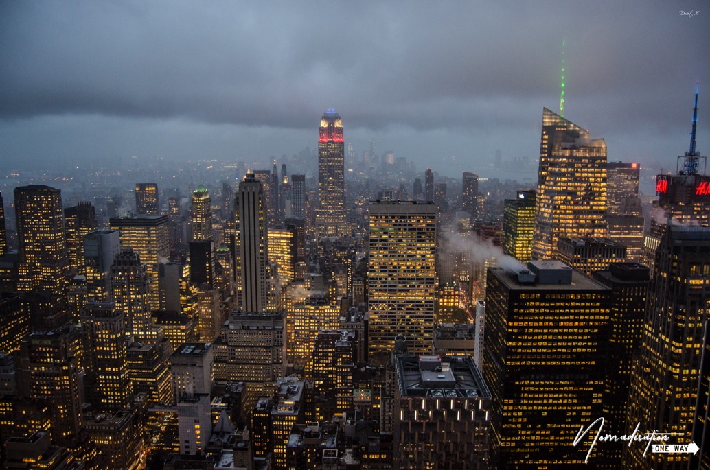 3 jours à New-York : vue panoramique depuis le top of the rock