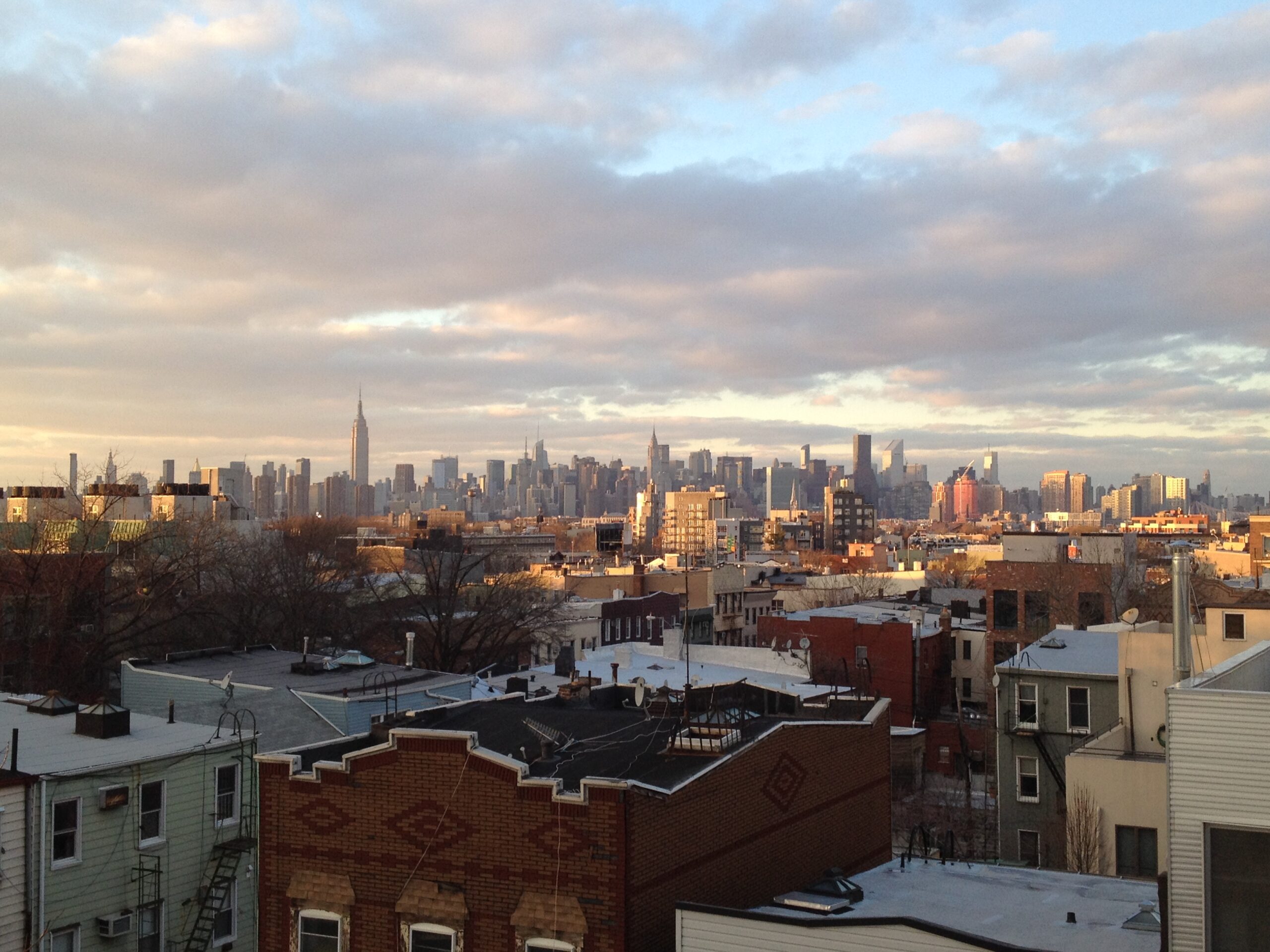 vivre à new york : vue sur new york depuis brooklyn