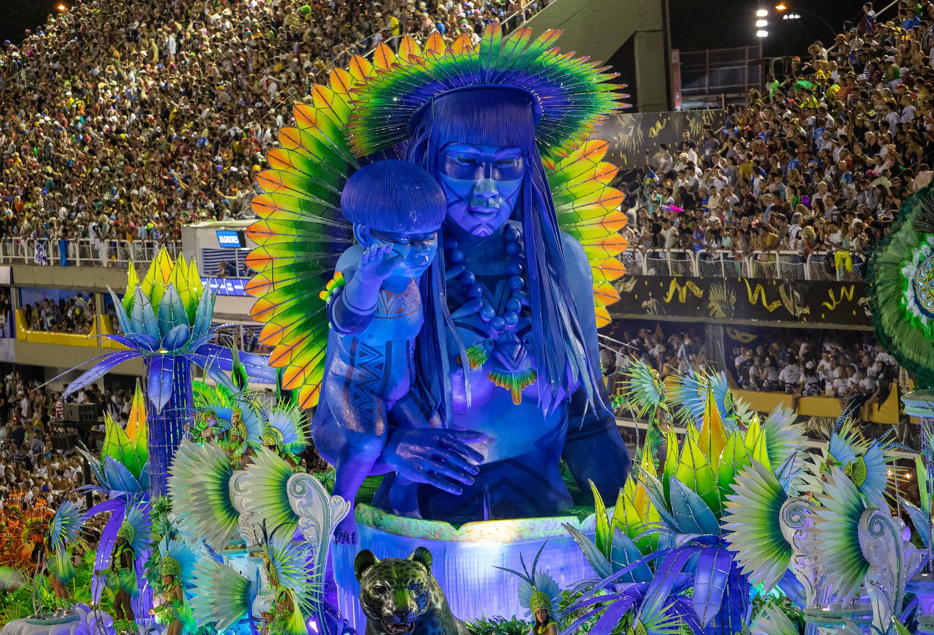 Sambodromo, lieu où se déroule le carnaval de Rio 