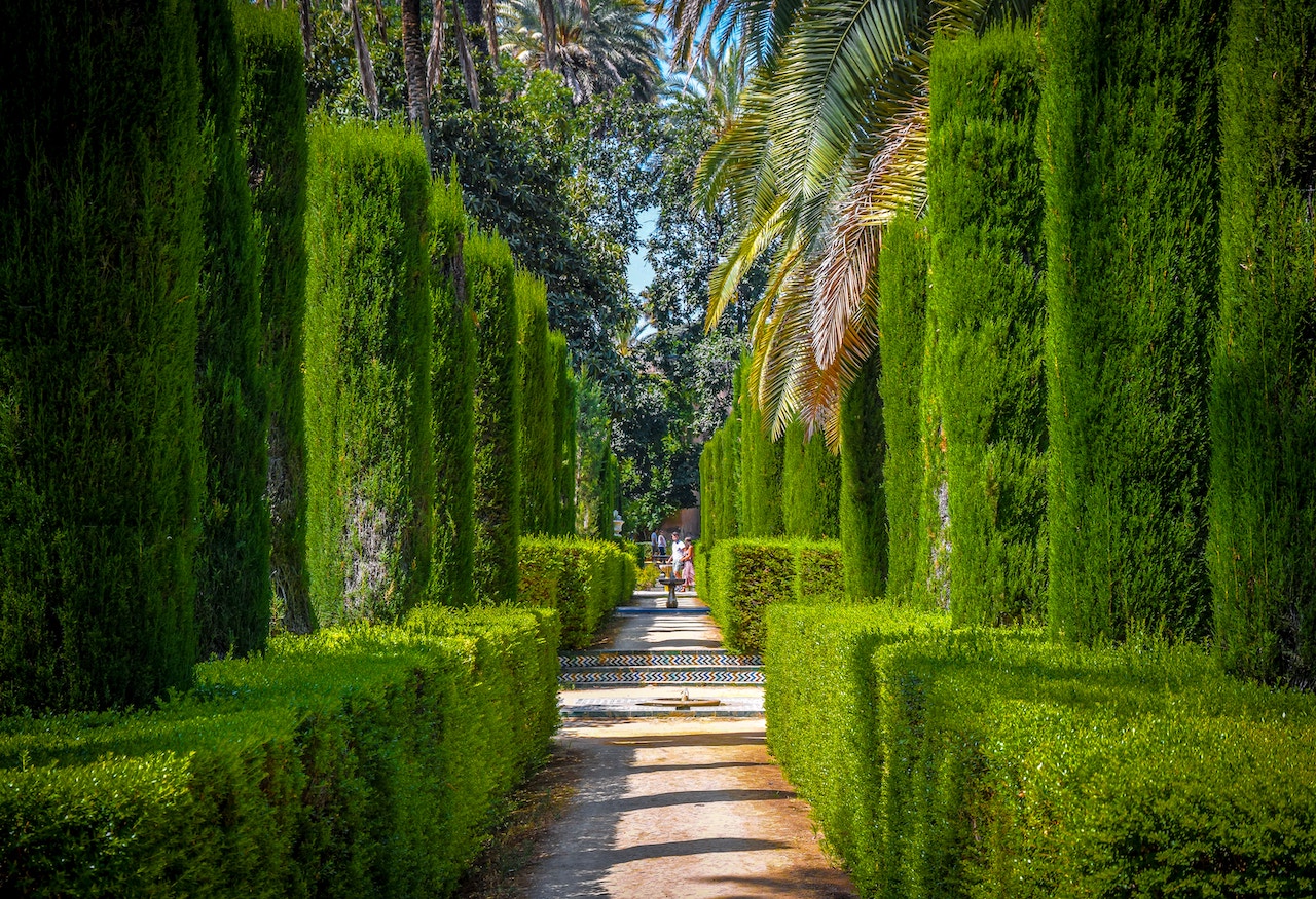 lieux de tournages de Game Of Thrones : jardin alcazar seville