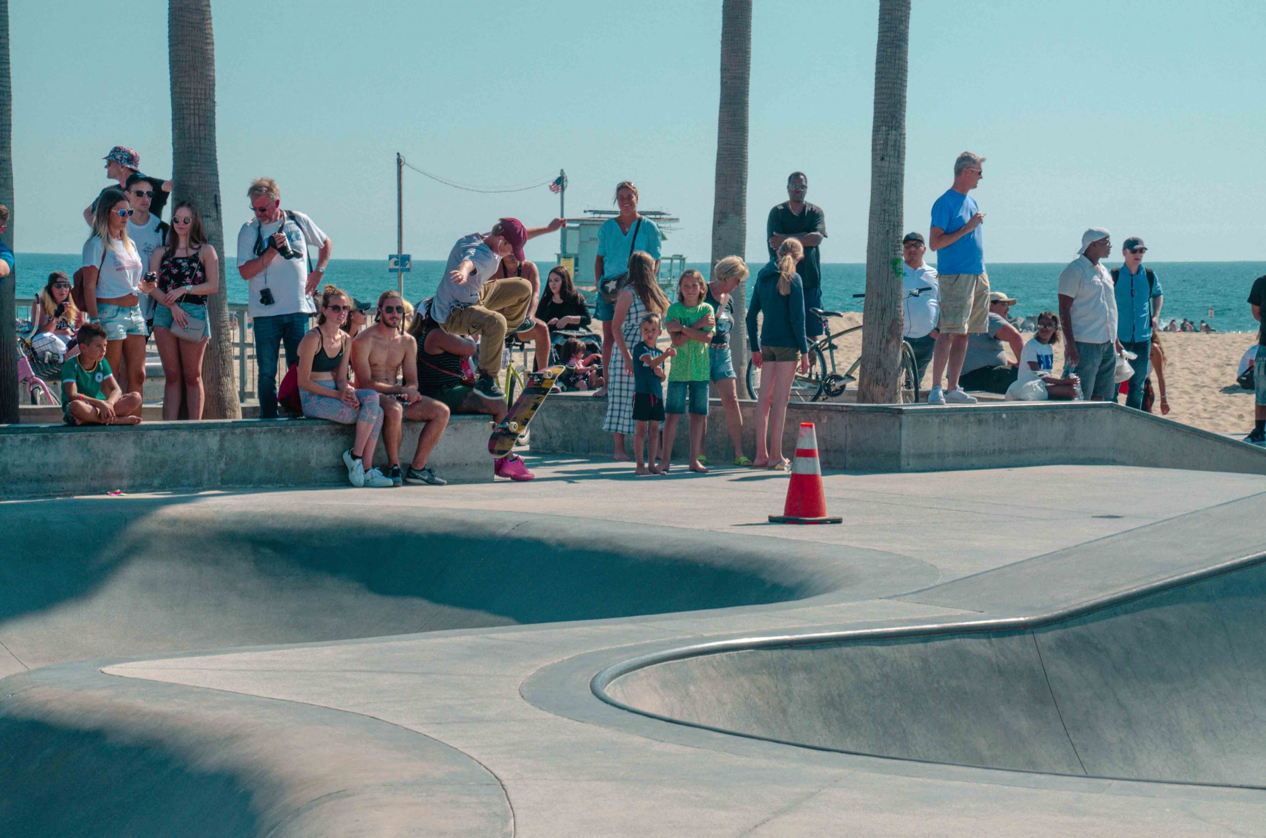 visiter Venice Beach : skatepark venice beach