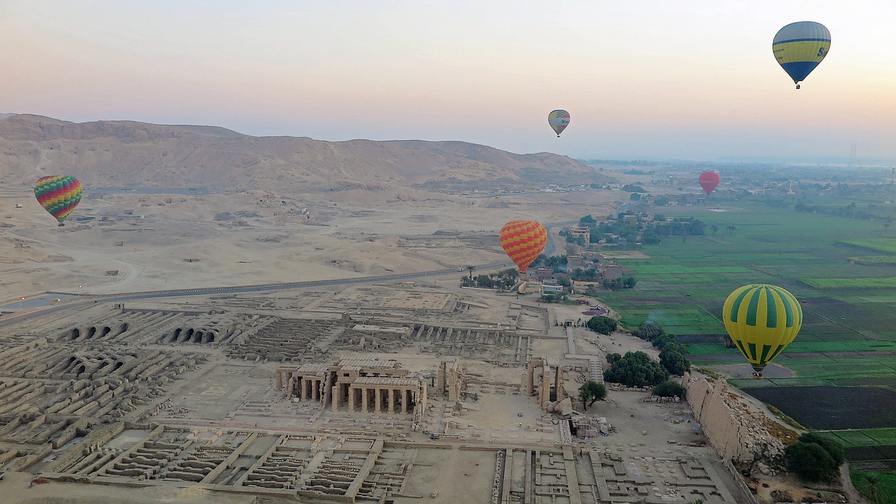 11 jours en Egypte : montgolfière egypte
