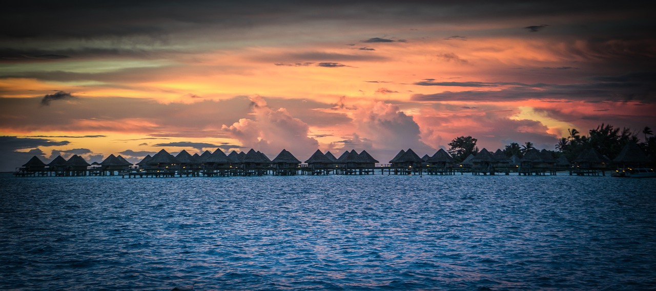 4 jours à Bora Bora : Coucher de soleil
