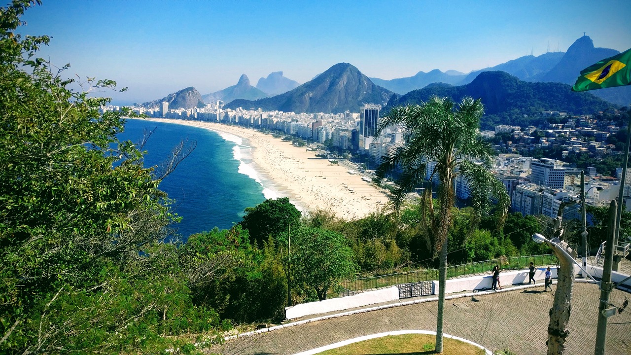 Combien de temps rester à Rio de Janeiro : panorama baie de copacabana